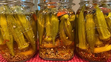 PICKLED OKRA | Spicy & Hot | Country Style