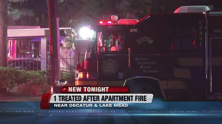 1 treated for smoke inhalation after apartment fire