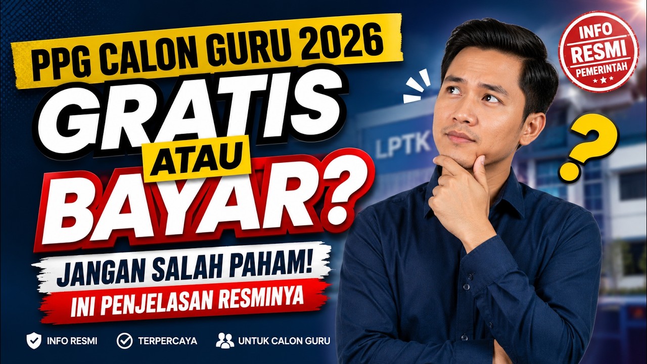 PPG Calon Guru 2026 Gratis atau Bayar? Banyak yang Masi… — Transcript