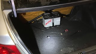 Corolla Battery Relocation Install/Build Talk Things You Need For Battery Relocation