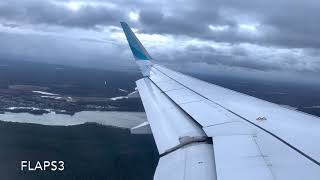 4K | Eurowings A320 Landing Berlin| BER | Storm Antonia