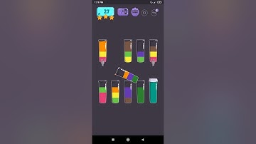 Cups Sort Puzzle | Level 27 | Gameplay Walkthrough