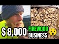 He Built A &quot;FIRE WOOD&quot; Business in 80 Days with a $800 Log Splitter and Made $8,000