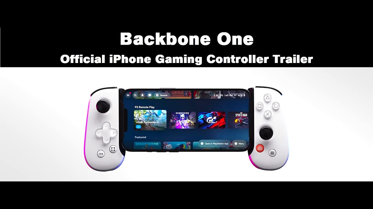 Backbone One - Official iPhone Gaming Controller Trailer - YouTube