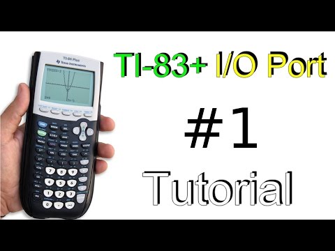 TI-83+ I/O Port Tutorial #1 - Introduction