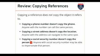 CS 125 Spring 2019: Mon 3.4.2019. References and Interfaces