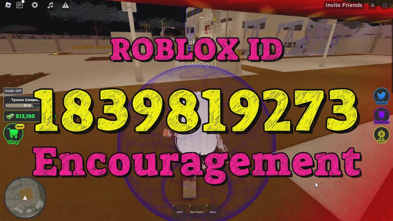 ENCOURAGEMENT Roblox Song Codes - YouTube