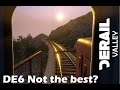 Derail Valley First Look at the DE6 Locomotive and taking train from Harbor & Town to Steel Mill.