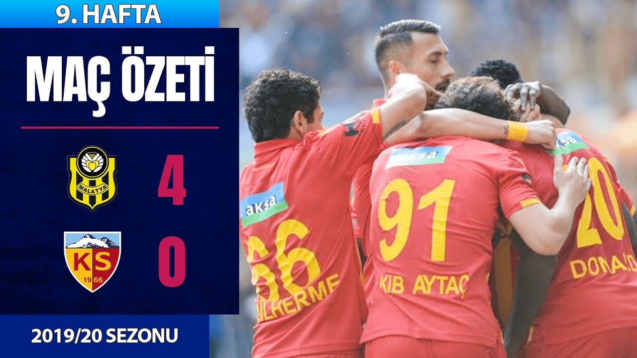 2019-2020 Süper Lig YENİ MALATYASPOR - KAYSERİSPOR 4-0 Maç Özeti