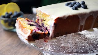 Lemon blueberry loaf كيكه الليمون و البلوبيري