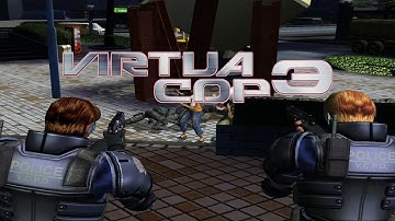 [Sinden Lightgun] Virtua Cop 3. stage1, 2 test. CXBX