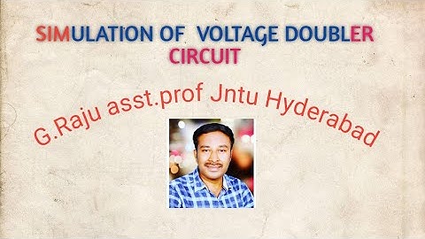 HIGH VOLTAGE ENGINEERING-VOLTAGE DOUBLER SIMULATION CIRCUIT
