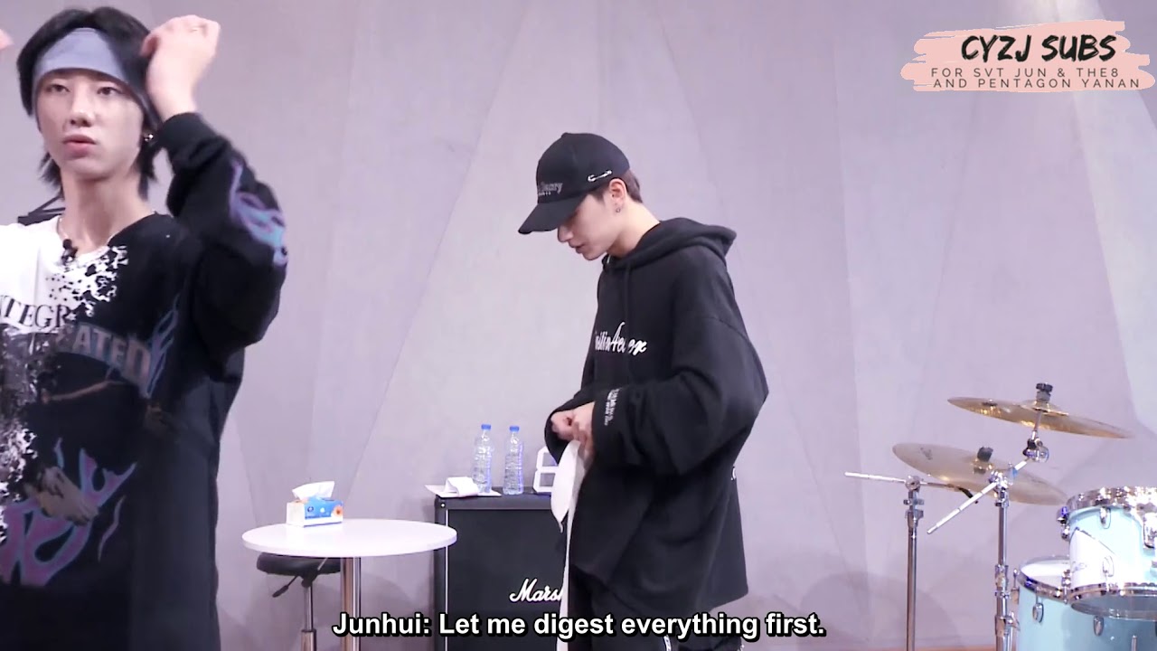 [ENG SUB] 潮音战纪 Chao Yin Zhan Ji / CYZJ - Jun and Minghao practice My I (Seventeen)