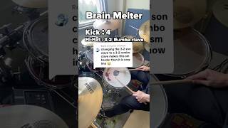 Here’s a 3-2 rumba clave version - 115bpm Brain Melter #drums