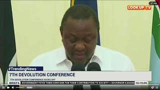 The 7th devolution conference has begun in Makueni County today