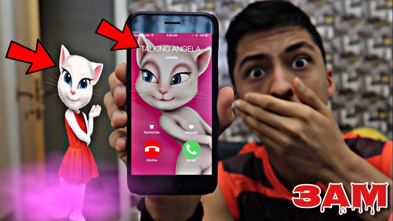 Do Not Call Talking Angela At 3am Angela Came To My House Youtube