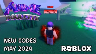 Roblox Anime Roulette New Codes May 2024