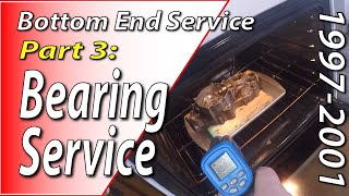 97-01 Honda CR250 - Bottom End Rebuild - Part 3: Bearings Service #honda #cr250 #fixyourdirtbike