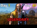 I Survived 50 Days In Skyrim Legendary Survival Difficulty