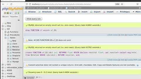 Gestion des Données (Vidéo 13) :  TP1 Exercice 2 (Q3_1)