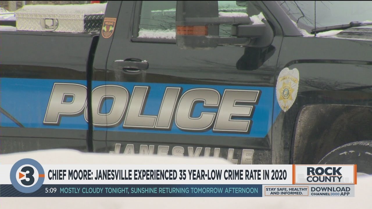 Janesville police report drop in crime rate for 2020 YouTube