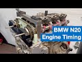 N20 engine timing  reassembly  project 328i part 4