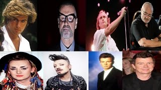 FAMOSOS CANTANTES DE LOS 80s EL ANTES Y AHORA EL TIEMPO...
