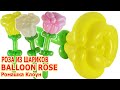 РОЗА ИЗ ДЛИННЫХ ШАРИКОВ ШДМ как сделать Balloon Rose Flower TUTORIAL