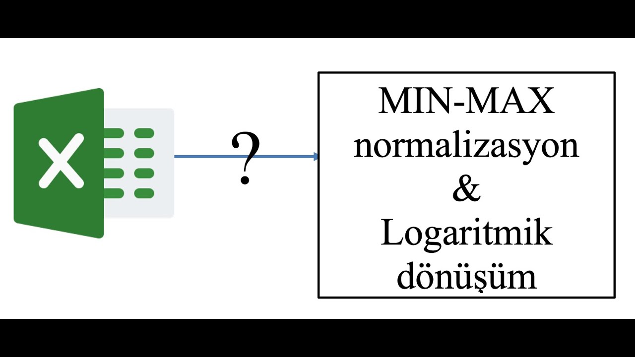FİNANSAL MODELLEME İÇİN EXCEL'DE MİN-MAX NORMALİZASYON VE LOGARİTMİK DÖNÜŞÜM NASIL YAPILIR?