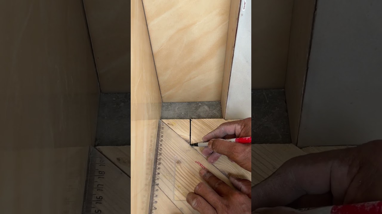 the right steps to cut wood at the corners #howto #wood