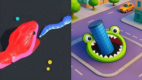 Hole.io vs Snake Clash- MAX LEVEL Gameplay Walkthrough (Android,iOS)57