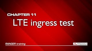 RANGER analyzers tutorial: [11] LTE ingress test