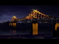 Illumination of the jacques cartier bridge