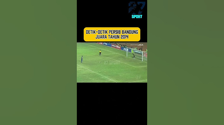 Detik-detik persib Bandung juara tahun 2014 #persib #liga1indonesia