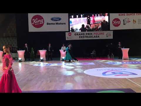 Kacper Greczyński i Natalia Dąbrowska Walc Wiedeński | GPP Ekstraklasa King Dance Koszalin u21