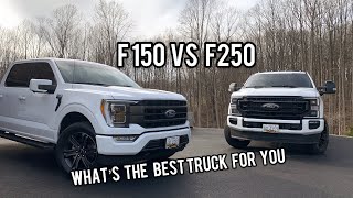 2021 F150 VS 2021 F250 - YouTube