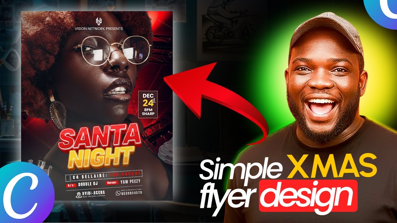 How to Design an Amazing Christmas Party Flyer in Canva (2025)