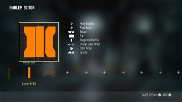 Call of Duty advanced warfare(how to make BO3 emblem)