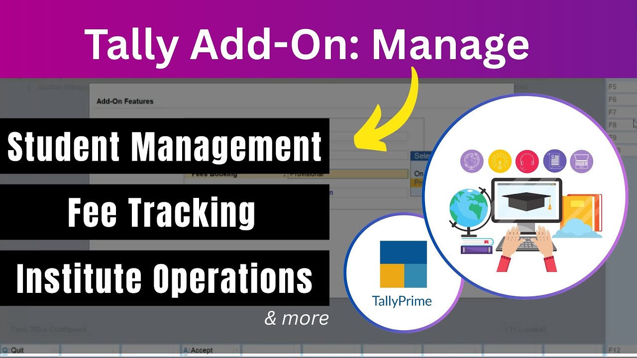 Tally Add-on for Education Institutes | Simplify Student & Fees ...