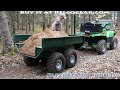 MUTS ATV Dump Trailer - - Heavy Duty - 2,000 lb Capacity - Tandem Axle - Walking Beam