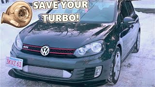 SAVE your Turbo with this cheap Mod! - Mk6 GTI Rattle Clip Install