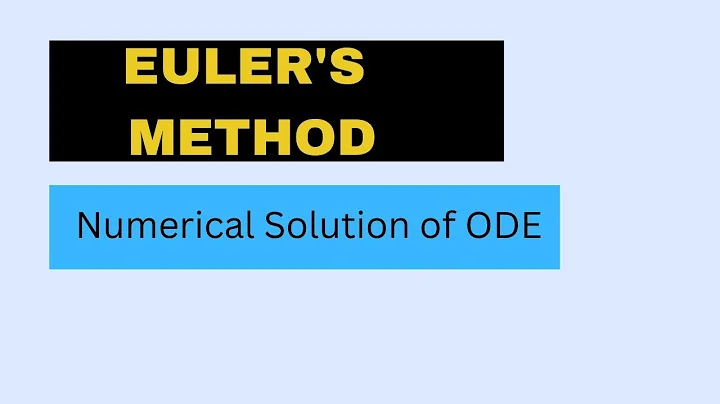 Euler's Method Differential Equations, Examples, Numerical Methods, Calculus | Lecture 20