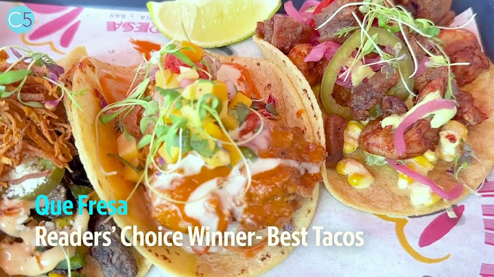 Que Fresa is CharlotteFive's Readers' Choice pick for best tacos in the Charlotte area