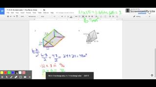 Screencast #1 Surface Area Part 2