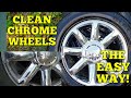 HOW TO CLEAN CHROME WHEELS fast and easy using 0000 STEEL WOOL