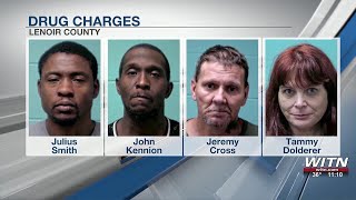 DEPUTIES: Four Lenoir County drug arrests in last two weeks of December
