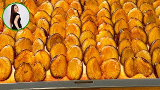 Zwetschgenkuchen vom Blech Rezept / Pflaumen Blechkuchen / Zwetschgenkuchen mit Hefeteig