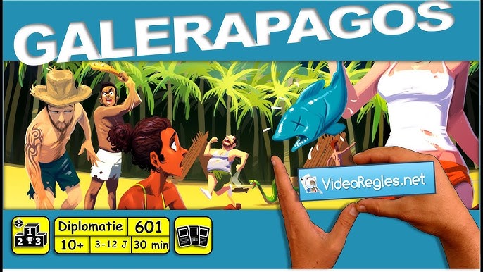 Galérapagos - Jeu de société Gigamic - dès 10 ans