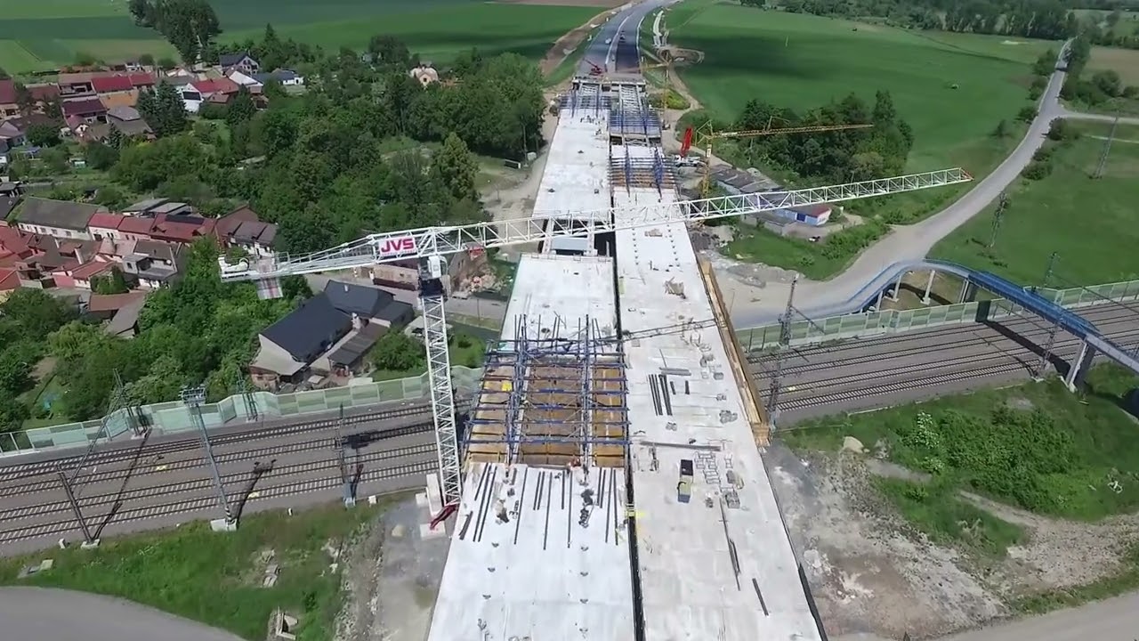 Dostavba D1 Říkovice - Přerov, celý úsek (Květen 2025)