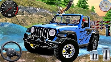 4x4 Offroad Jeep Driving Simulator 3D - Drive SUV 4x4 jeep Offroad Game - Android GamePlay